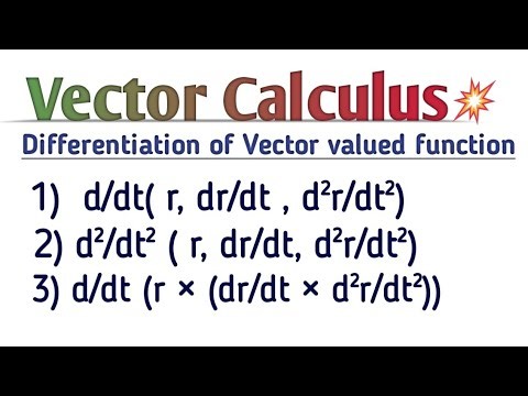 Vector calculus engineering mathematics | Differentiation of scalar triple product #mathematics