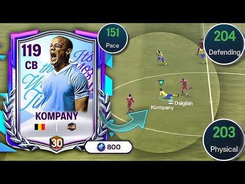 Beast Meta CB 🔥🧱 114 OVr Vincent Kompany Card Review - FC mobile 