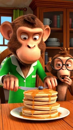 Naughty Baby Pip: The Giant Cake Stacking Challenge! (Funny Ending) 🎂💥 #monkeyfamily #kidshappy