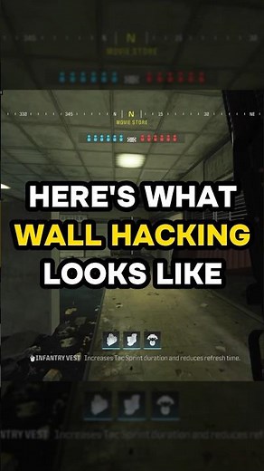 Wall Hacking on MW3 In 4K 💀 #mw3 #callofduty #cod #cheats