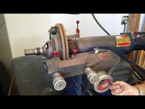 Using the Ammco Brake Lathe