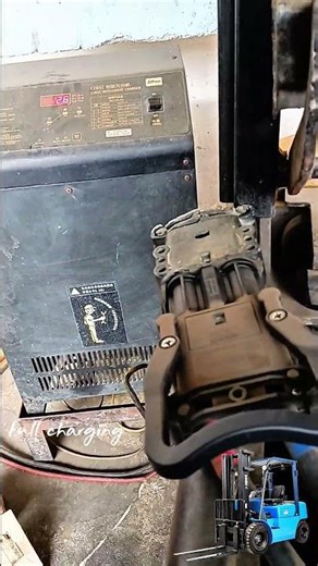 complete charging✅ #forklift