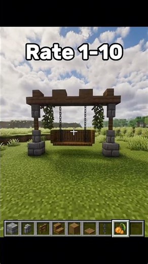 How to build an bench in Minecraft! #viral #minecraft #minecraftbuilding #shorts #fyp