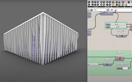 Facade Modeling_Rhino Grasshopper