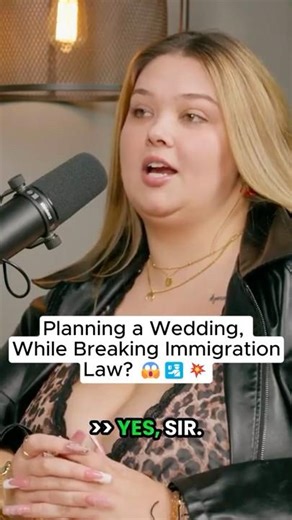 Getting Engaged While Breaking Immigration Law #immigration #wedding #shorts