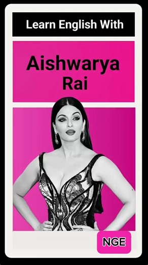 Learn English with Aishwarya Rai #shorts