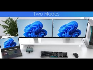 GREATHEK HDMI KVM SWITCH FOR 2 MONITORS 2 COMPUTERS