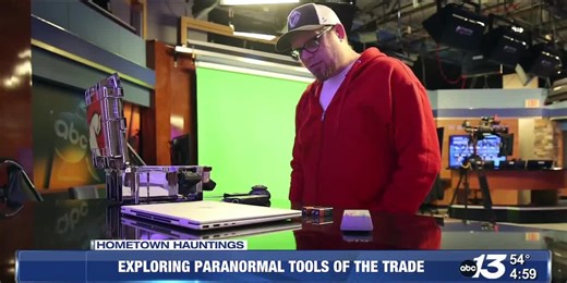 Ghost hunters use technology to investigate paranormal activity