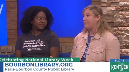 Jessica Perry and Cia Scott - Paris-Bourbon Co Public Library National Library Week | Haystack News