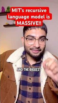 MIT’s new recursive language model is groundbreaking #ai #chatgpt #tech #fyp