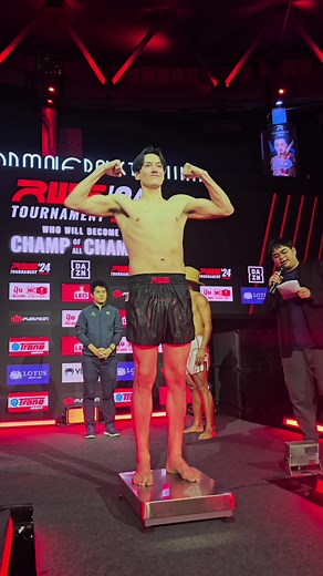 Muay Thai Weigh-In and Face-Off | RWS | Peter Denman