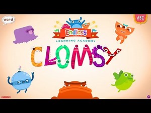 👶 Explore the Word "CLUMSY" with Endless Alphabet | ABC Fun for Little Learners 🌈