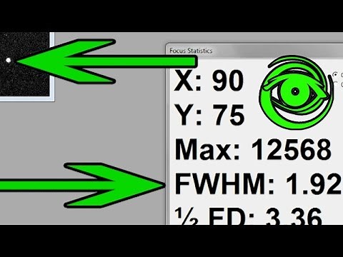 How to Focus Your Telescope Using FWHM MaximDL