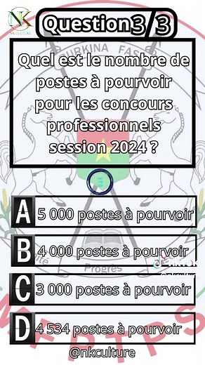 Quiz Culture Générale pour Concours au Burkina Faso