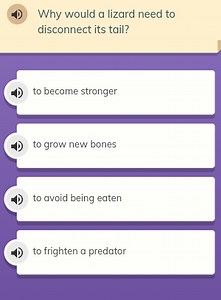 Why would a lizard need to disconnect its tail?to become stron... | Filo