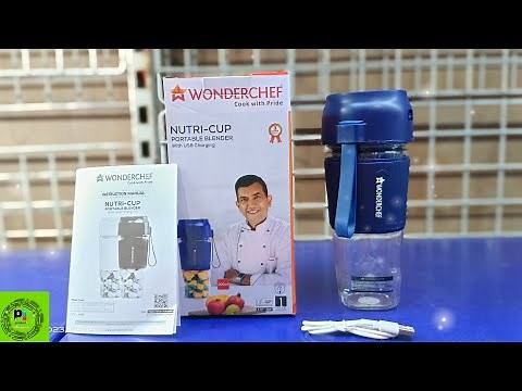 Wonderchef Nutri-cup portable Blender| USB Charging| Smoothie Maker| how to use| Review| Full Demo