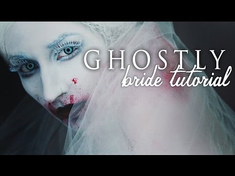 Ghostly Bride Halloween Makeup Tutorial