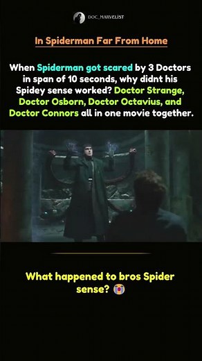Why didn't Peter's Spidey Sense worked in Far from Home? #spiderman #mcu