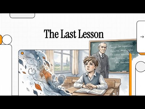 The Last Lesson | English Class 12 CBSE | Animated Explanation
