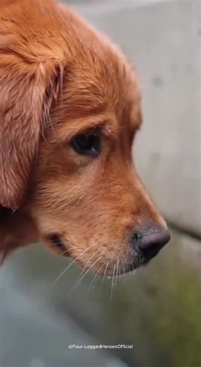 Hero Dog Rescues Trapped Kitten #dog #kitten #animals #rescuedog