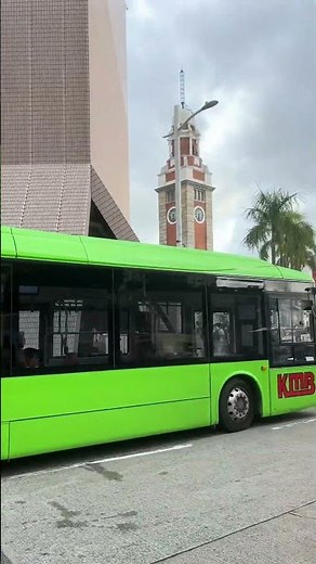 香港尖沙咀街头行驶中的公交车｜Buses moving on the streets of Tsim Sha Tsui, Hong Kong