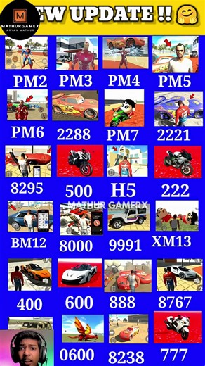 Indian Bike Driving 3D All New Cheat Code #indianbikedriving3d#gaming 38209