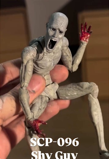 Building shy guy!! #scp #customactionfigures #toys #diy | scp 096 figure