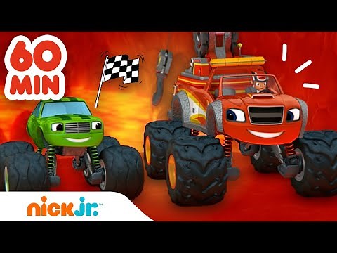Blaze y los Monster Machines | ¡Las mejores carreras y misiones (Parte 2) durante 1 hora! | Nick Jr.