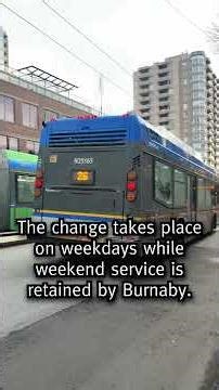 A HIDDEN Change on Five TransLink Bus Routes: Winter 2026 Timetable Revision