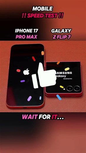 ☠️⚡ iPHONE 17 PRO MAX VS GALAXY Z FLIP 7 SPEED TEST!!🚀