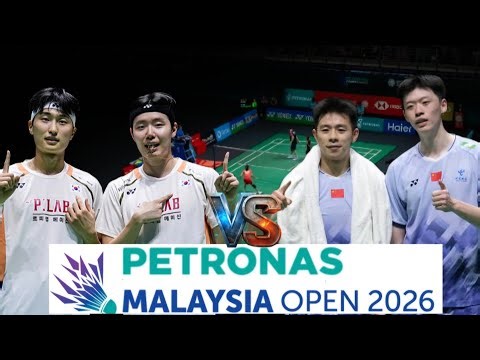 Kim/Seo (KOR) VS Chen/Liu (CHN) | MD R32 Malaysia Open 2026 Badminton