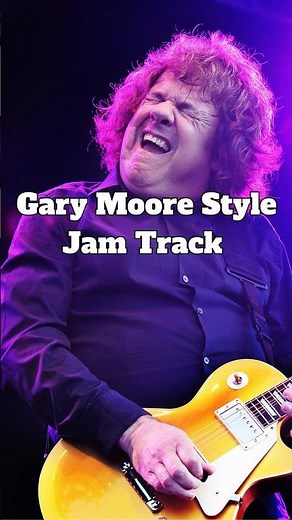 Gary Moore Style Backing Track #guitar #guitarist #music #musician #blues #garymoore