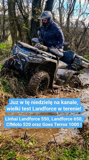 Niedziela! Wielki test Landforce w terenie! #atv #linhai #offroad #landforce