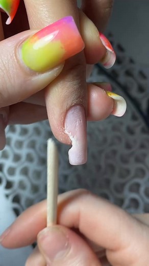 20M views · 10K reactions | Threads + Acrygel  #nails #nailrepair #brokennail #nailtips | Olga Mumber | Facebook