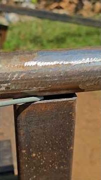 welding techniques on the position of a hollow standing material