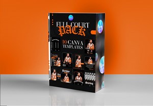 Basketball Canva Templates: Social Media Graphics Pack (PDF Download) - Etsy