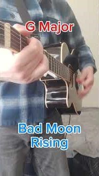 play bad Moon rising #guitar #backingtrack #music #guitarist