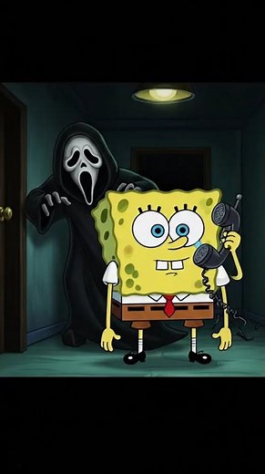 Spongebob Gets scared