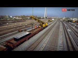 KNOTEN HALLE: Baufortschritt der Zugbildungsanlage in Halle (Saale) im Oktober 2015