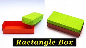 How To Fold Paper Pencil Box | Paper School Crafts | Origami Rectangle Box Making With Paper Crafts #PaperPencilBox #PaperSchoolCrafts #OrigamiRectangleBox | Entertaining Arts