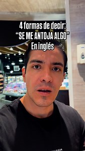 4 formas de decir que tienes antojo de algo en inglés. Comenta ‘YO’ y recibe información para aprender inglés desde cero #ingles #aprenderingles | Teacher Luis Miranda