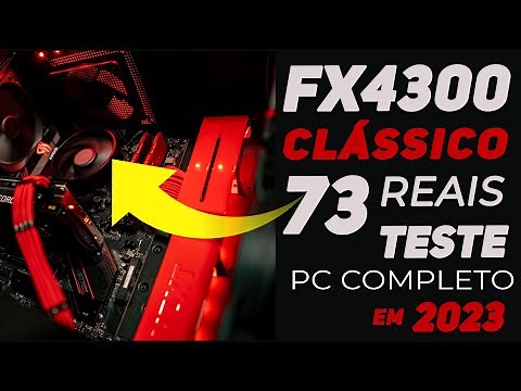 AMD FX 4300 BENCHMARK 2023 EM GAMES NA RX 580 ALIEXPRESS