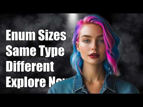 different size of the same enum type