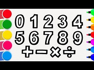 How to Draw Numbers and Math Symbols | Simple Step by Step Guide