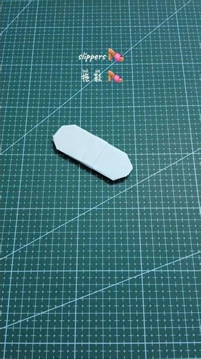 Cute Origami Slippers Made from One Paper! #shorts #satisfying #paperart #diycrafts