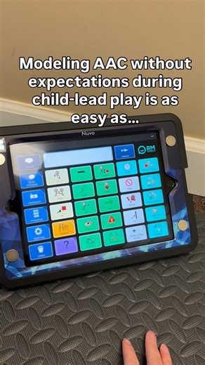 🌟 Modeling Without Expectations: The Heart of AAC Communication 🌟 When supporting a child who uses AAC (Augmentative and Alternative Communication), one of the most powerful things you can do is model words and phrases — without expecting your child to copy or respond right away. 💬 That means: Talking with your child, not at them. Using their AAC device naturally during play, routines, and real moments. Showing them how words can be used for fun, connection, and choice — not just for “right a