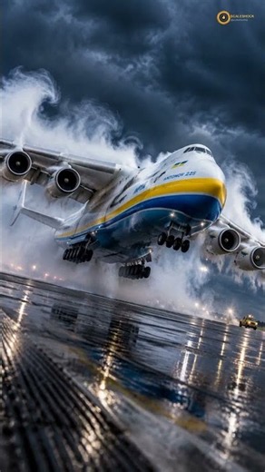 World's Biggest Plane Carries a Giant Generator