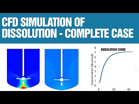 CFD simulation of powder dissolution - full case study