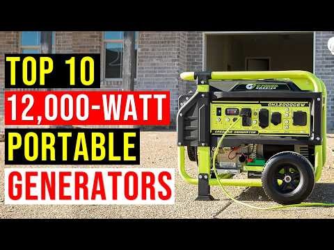 ✅The Best 12,000-Watt Portable Generators in 2026- Top: 10 Portable Generators (Reviews)