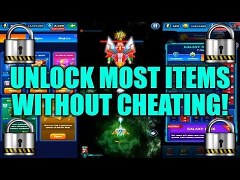 How To Unlock (Almost) Everything WITHOUT Spending Money On Galaxy Attack: Alien Shooter!